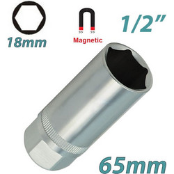 WHIRLPOWER 12743-5-180 Μπουζόκλειδο μαγνητικό 1/2" 18x65mm