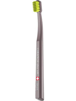 Curaprox 7600 Smart Ultra Soft Καφέ Κίτρινο