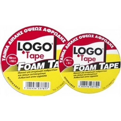 Logo Ταινία Διπλής Όψης Foam Tape 19mm x 10m
