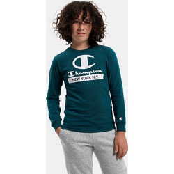 Champion Παιδικό T-Shirt Μακρυμάνικο Κυπαρισσί 306175-GS549