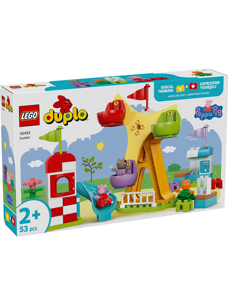 Lego Duplo Peppa Pig Funfair για 2+ Ετών 10453