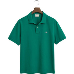Gant Ανδρική Μπλούζα Polo Κοντομάνικη Πράσινη 3G2210-322