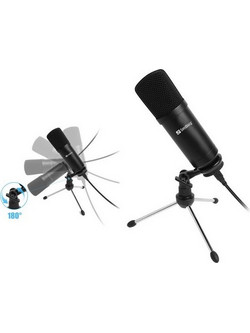 Sandberg Streamer USB Desk Microphone 126-09