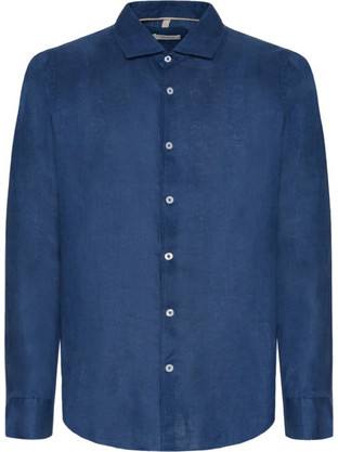 SEINSE Πουκάμισα CAMICIA M/L - ΜΠΛΕ