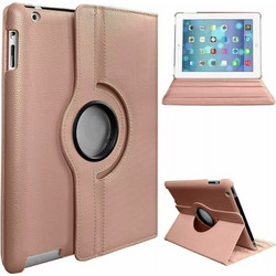 Περιστρεφόμενη Θήκη Tablet Book Style για iPad Mini 1 / 2 / 3 - Ροζ Χρυσό