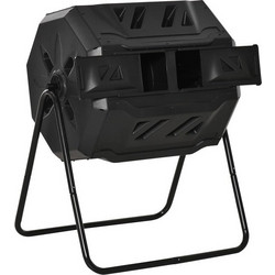 Κάδος Ταχείας Κομποστοποίησης 160 Lt 71 x 64 x 92 cm Outsunny 845-490