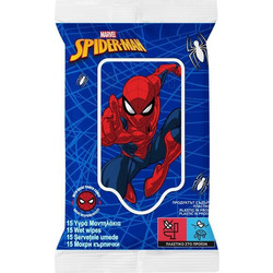 Υγρομάντηλα Ταξιδίου Spiderman - 15 τμχ