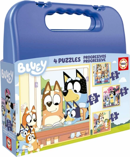 Malette puzzles progressifs - EDUCA - SuperKitties - 12+16