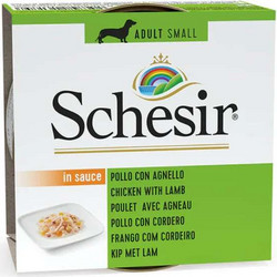 Schesir Adult Small Chicken with Lamb in Sauce 85gr