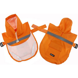 Pet Interest Poncho Αδιάβροχο Orange XSmall 25x25x20cm