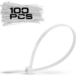 Δετικά 100τμχ 2.7x250mm Λευκά BORMANN PRO BCR5006 050322