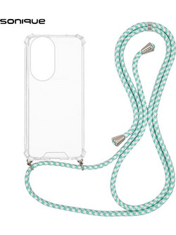Sonique Armor Clear Θήκη Σιλικόνης με Κορδόνι (Honor 200 Pro 5G) Rainbow Βεραμάν