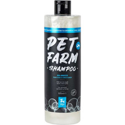 Pet Farm Shampoo & Conditioner Sea Breeze για Λευκούς Σκύλους & Γάτες 635ml