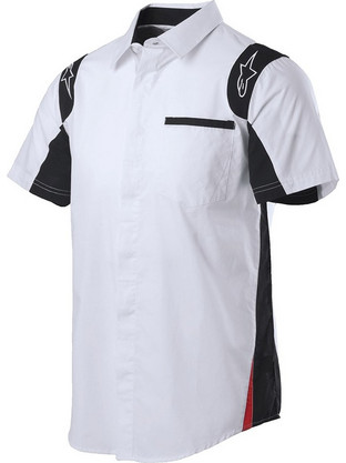 Alpinestars Ανδρικό Πουκάμισο Κοντομάνικο 1015-32005-20 White