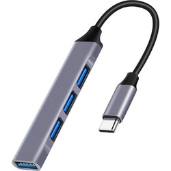 Powertech PT-1113 USB Hub 3.0 USB-C με 4 Θύρες USB-A