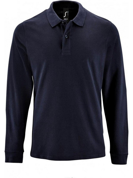 Sol's Ανδρική Μπλούζα Polo Μακρυμάνικη Navy Μπλε 02087-319