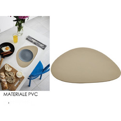 Σουπλά ArteLibre Ανθρακί/Beige PVC 39.5x33.5cm