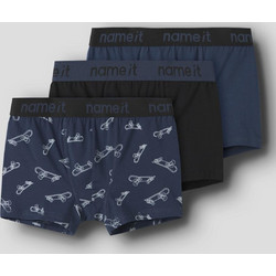 Σετ Boxer 3τμχ αγόρι name it 13248830 Titan skater πετρόλ-μαύρο