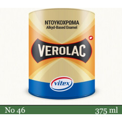 Vitex Verolac Ντουκόχρωμα Διαλύτου Ξύλου & Μετάλλου 46 Gloss 0.375lt