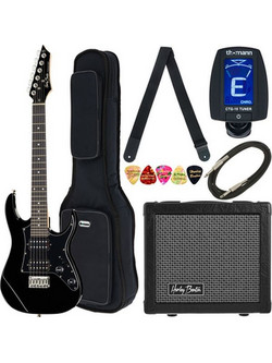 Harley Benton RG-Junior BK JamPack Bundle