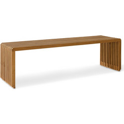 Πάγκος ξύλινος HKliving Slatted Teak L 160x43x46,5 cm