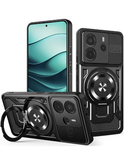 Techsuit RuggedCam Θήκη Black (Xiaomi Redmi Note 14 5G)