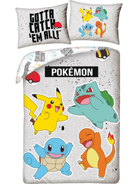 Pokemon Duvet Set Ver. 11 140 x 200 cm / 70 x 90 cm