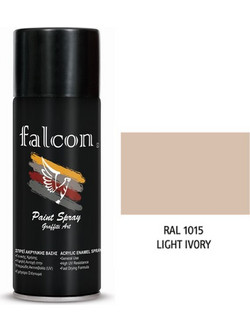 Falcon Paint Spray Βαφής RAL 1015 Light Ivory 400ml