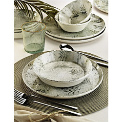 Dinner Set (12 Pieces) MCH-06-12-PRC White Anthracite