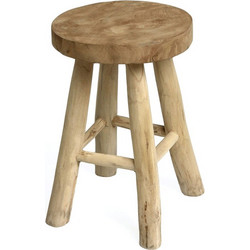 Σκαμπό από Ξύλο Teak Εξωτερικού Χώρου 30x45cm