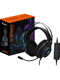 Gigabyte Aorus H1 Gaming Headset Over Ear Black