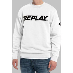 Replay Ανδρικό Φούτερ Λευκό M6705.000.21842-801