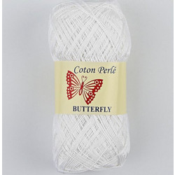 coton perle butterfly ART 90 petalouda πετρολ