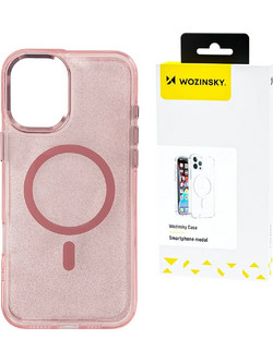 Wozinsky Glitter MagSafe Back Cover Pink (Samsung Galaxy S24 FE)