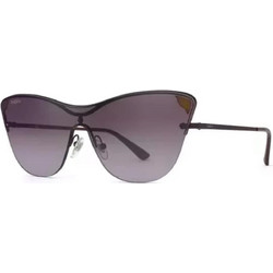 Vogue VO4079S 5074/B7 Γυναικεία Γυαλιά Ηλίου Πεταλούδα Μεταλλικά Ασημί με Καφέ Φακό