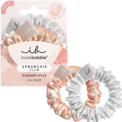 Invisibobble Sprunchie Slim Elegant Style Bella Chrome 2τμχ
