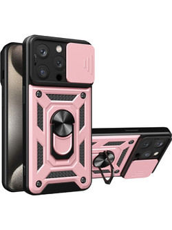Techsuit - CamShield Series - iPhone 15 Pro - Rose Gold