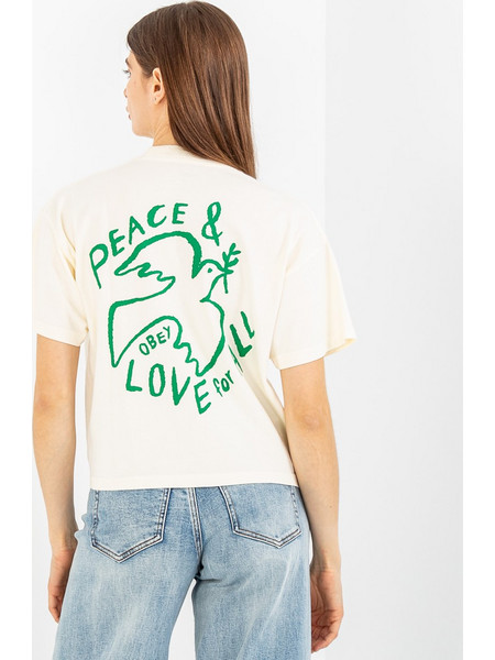 Obey Peace And Love For All Dove Tops (267622593-UBL)