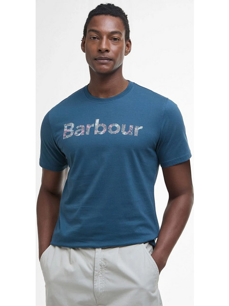 Barbour T Shirt της σειράς Devon - MTS1391 BU18 Dusk Blue