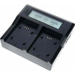 Baxxtar Pro Ladegerat LCD Dual για LP-E6