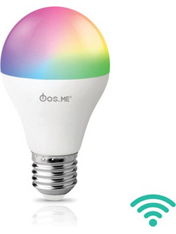 LED WIFI A60 E27 9W RGB 3CCT 820LM 330D ΦOSME | 44-05859