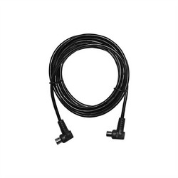 Adeleq Καλώδιο Κεραίας Coax Male to Coax Female 1.5m Black 9-01521