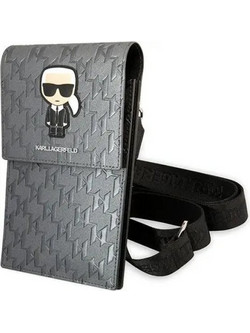 Karl Lagerfeld Ikonik Karl Monogram Patch bag - silver - (KF001291-0)