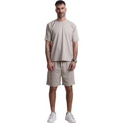 Καλοκαιρινό σετ ανδρικό COTTON4ALL MINIMAL 25-240 ΕΚΡΟΥ - Εκρού