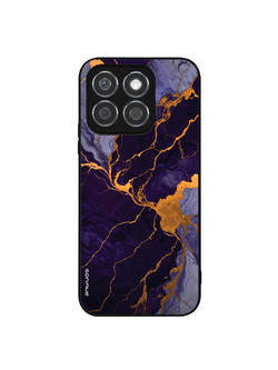 Sonique Marble Series Θήκη (Honor X8b) Μωβ