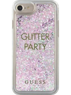 Guess Liquid Glitter Party Θήκη iPhone 6 / 7 / 8 / SE 2020 / SE 2022 Purple GUHCP7GLUQPU