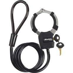 Master Lock Keyed Cable Street Cuff Lock 8275EURDPROBLK