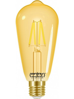 EL901107 | EL901107| SMART Wi-Fi+BLE ON/OFF/DIM ST64 FILLAMENT LED 4.5W(35W)|E27|2200k|350lm|enjoysimplicity(TM)