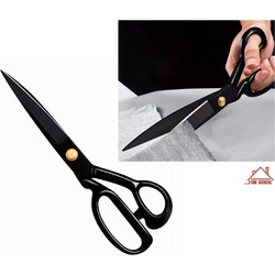 Επαγγελματικό Ψαλίδι Ραπτικής Μαύρο 23cm ForHome 689048 - For Home