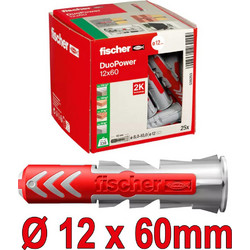 FISCHER 538253 Βύσμα πλαστικό DuoPower O12x60mm (25 τεμ)